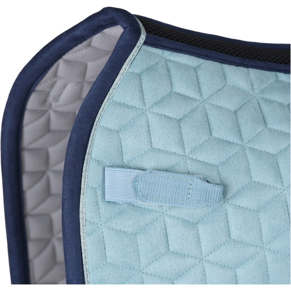 2026 WeatherBeeta Suede Elite Air-Tec Dressage Saddle Pad 1030346001 - Aqua